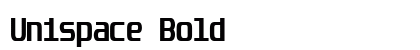 Unispace Bold preview