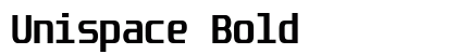 Unispace Bold preview