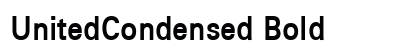 UnitedCondensed Bold preview