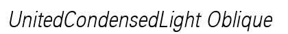 UnitedCondensedLight Oblique preview