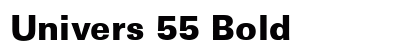Univers 55 Bold preview
