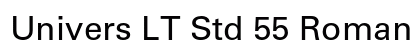 Univers LT Std 55 Roman Preview