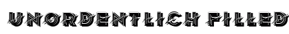 Unordentlich Filled Regular preview