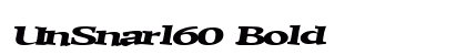 UnSnarl60 Bold preview