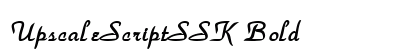 UpscaleScriptSSK Bold preview
