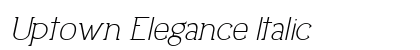 Uptown Elegance Italic Preview