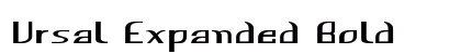 Ursal Expanded Bold preview