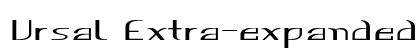 Ursal Extra-expanded Regular Preview