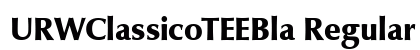 URWClassicoTEEBla Regular preview