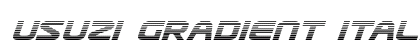 Usuzi Gradient Italic Italic preview