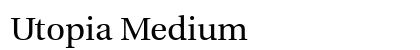 Utopia Medium preview