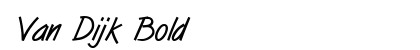 Van Dijk Bold preview