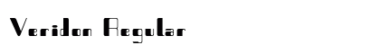 Veridon Regular Preview