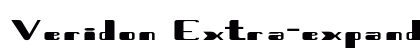 Veridon Extra-expanded Bold Preview