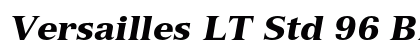 Versailles LT Std 96 Black Italic preview