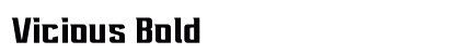 Vicious Bold preview