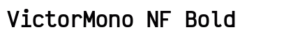 VictorMono NF Bold preview