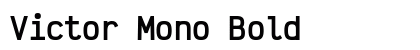 Victor Mono Bold preview