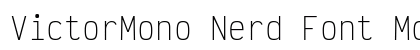 VictorMono Nerd Font Mono Regular Preview