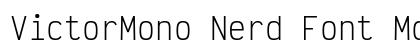VictorMono Nerd Font Mono Regular Preview