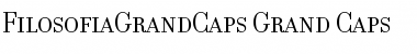 FilosofiaGrandCaps Grand Caps Font