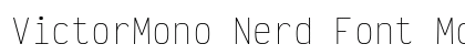 VictorMono Nerd Font Mono Regular Preview