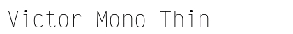 Victor Mono Thin Preview