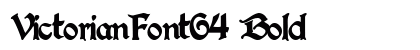 VictorianFont64 Bold preview