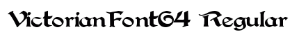 VictorianFont64 Regular preview
