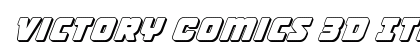 Victory Comics 3D Italic Italic preview