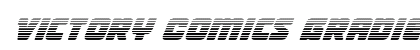 Victory Comics Gradient Italic Italic preview