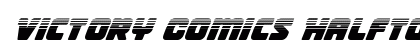 Victory Comics Halftone Italic Italic preview