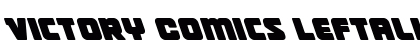 Victory Comics Leftalic Italic preview