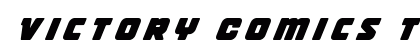 Victory Comics Title Italic Italic preview