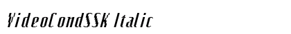 VideoCondSSK Italic preview