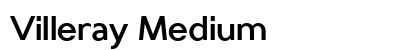 Villeray Medium preview
