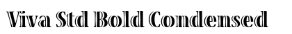 Viva Std Bold Condensed Preview