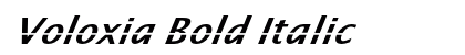 Voloxia Bold Italic preview
