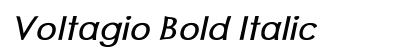 Voltagio Bold Italic preview
