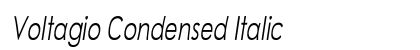 Voltagio Condensed Italic Preview
