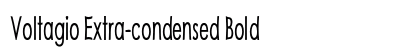 Voltagio Extra-condensed Bold Preview