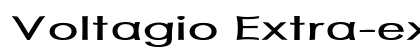 Voltagio Extra-expanded Bold Preview