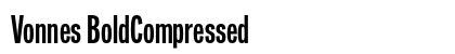 Vonnes BoldCompressed Preview