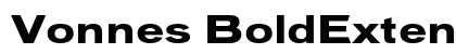Vonnes BoldExtended Preview