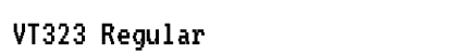 VT323 Regular preview