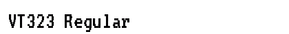 VT323 Regular preview
