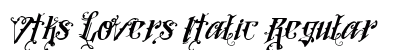 Vtks Lovers Italic Regular preview
