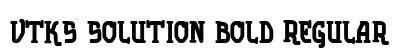 vtks solution bold Regular preview