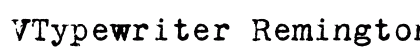 VTypewriter RemingtonPortable Preview