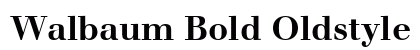 Walbaum Bold Oldstyle Figures preview
